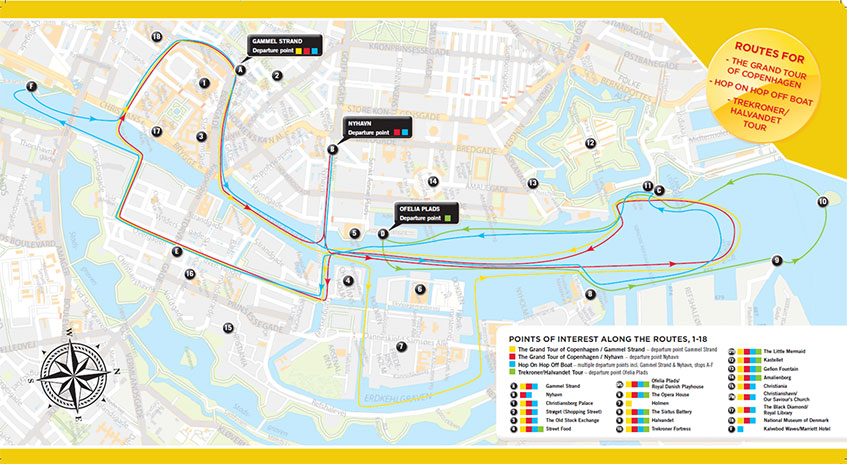 Map of Canal Tour